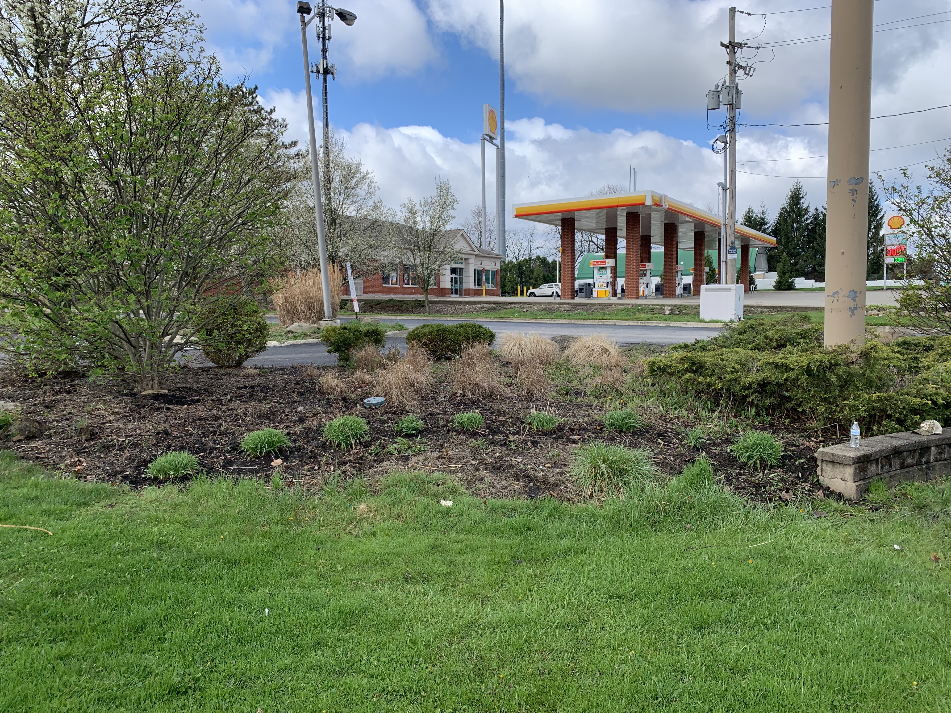 Before professional landscaping service in Cleveland Area Ohio